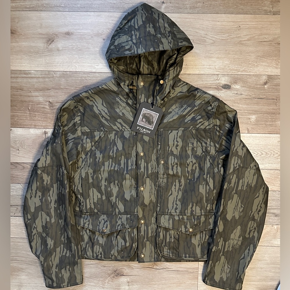 FILSON X MOSSY OAK WATERFOWL WADING JACKET | MEDIUM | BOTTOMLAND $395